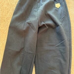 Kenzo White and Black Logo Tag Sweatpants Detail
